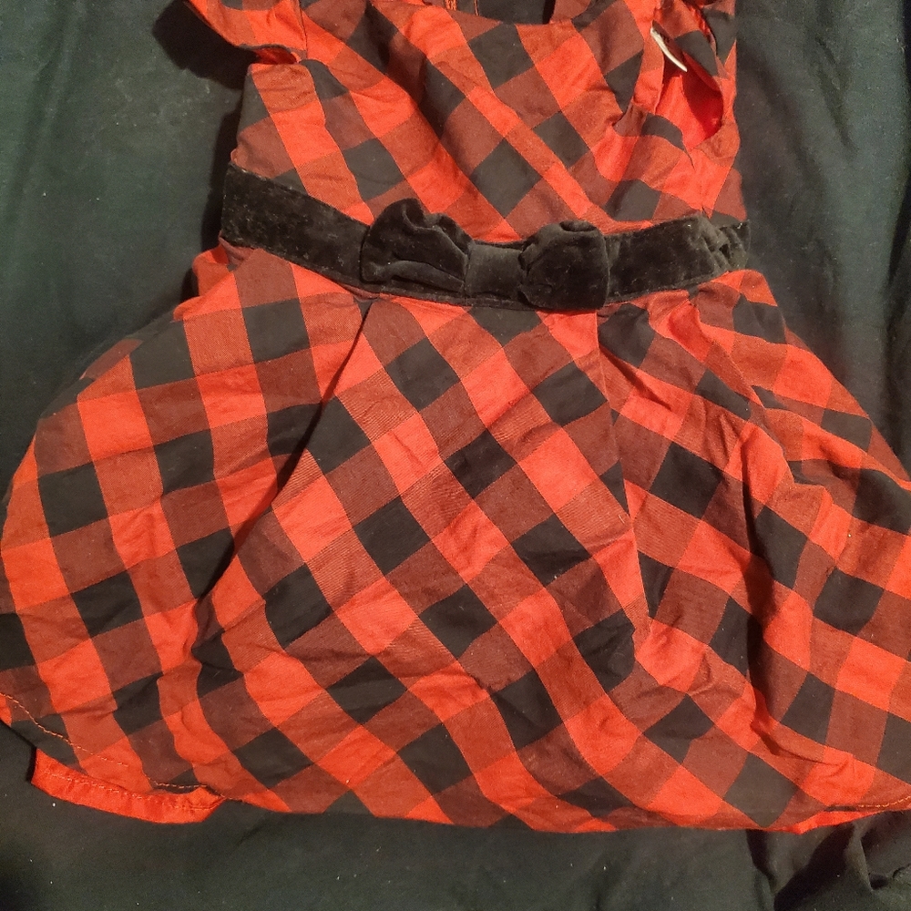 Carter's Christmas Holiday Checkered Dress